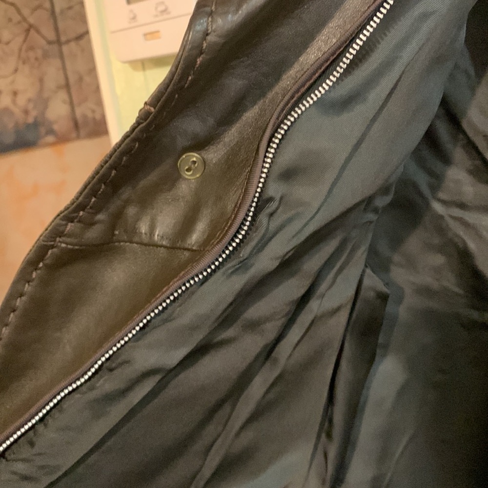 Vintage Men's Patchwork Leather Jacket - image 8